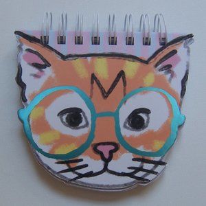 MOLLY & REX "Bespectacled Cat" Journal